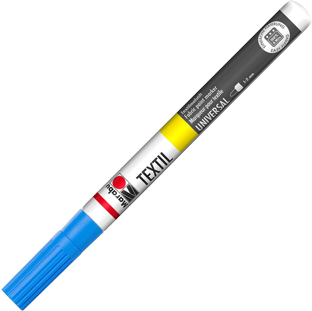 marabu textil painter fabric marker pen azure blue