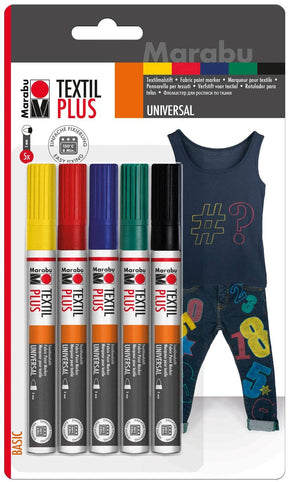 marabu textil plus painter fabric marker pens