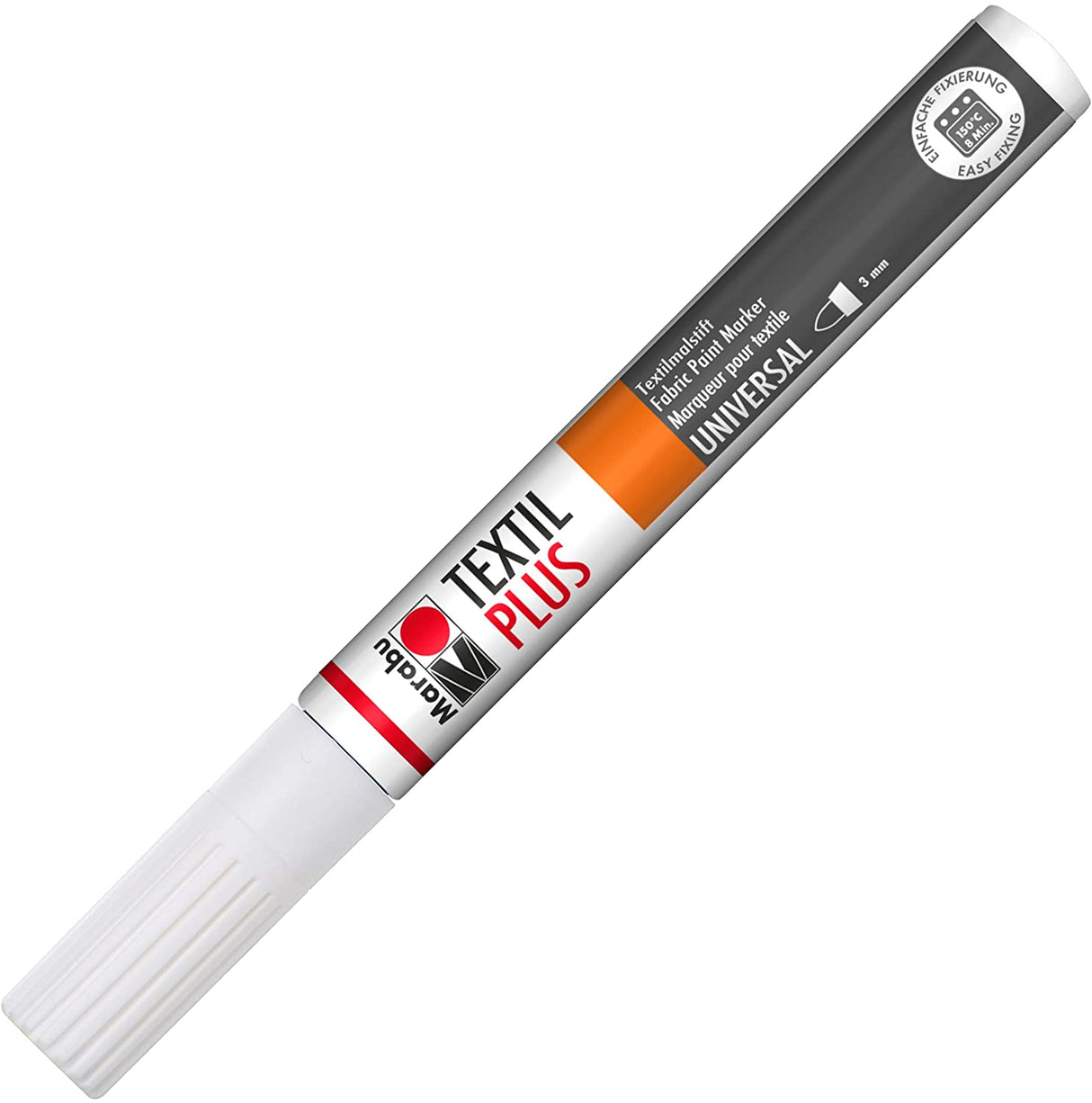 marabu textil plus painter fabric marker pen white