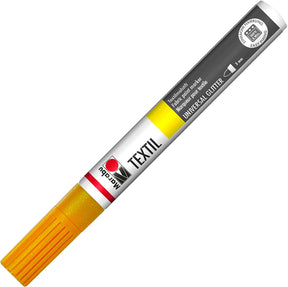 marabu textil painter glitter fabric marker pen orange