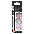 marabu permanent marker pen set graphix once upon time