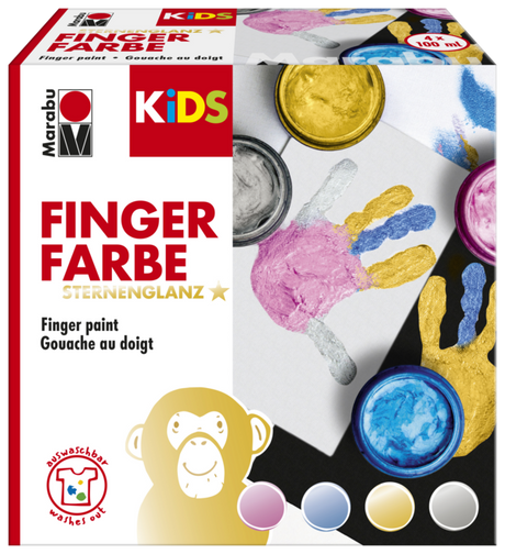 Marabu KIDS Finger Paint Set Starlight