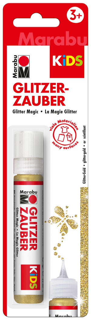 Marabu KiDS Glitter Magic Pen 25ml Gold