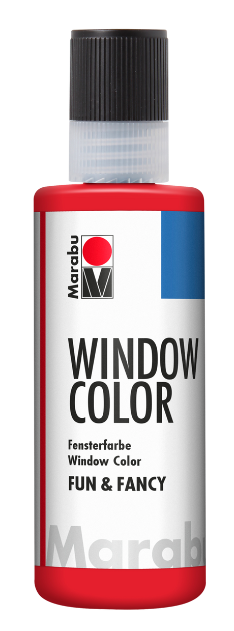Marabu Window Colour Fun & Fancy - 80ml - Cherry Red