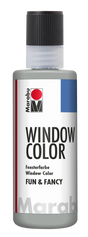 marabu window colour fun & fancy - 80ml outline silver