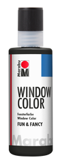 Marabu Window Colour Fun & Fancy - 80ml - Soft Outline Black