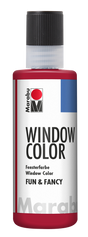 marabu window colour fun & fancy - 80ml ruby red