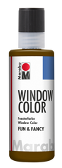 marabu window colour fun & fancy - 80ml dark brown