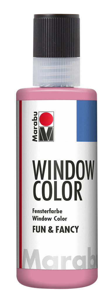marabu window colour fun & fancy - 80ml light pink