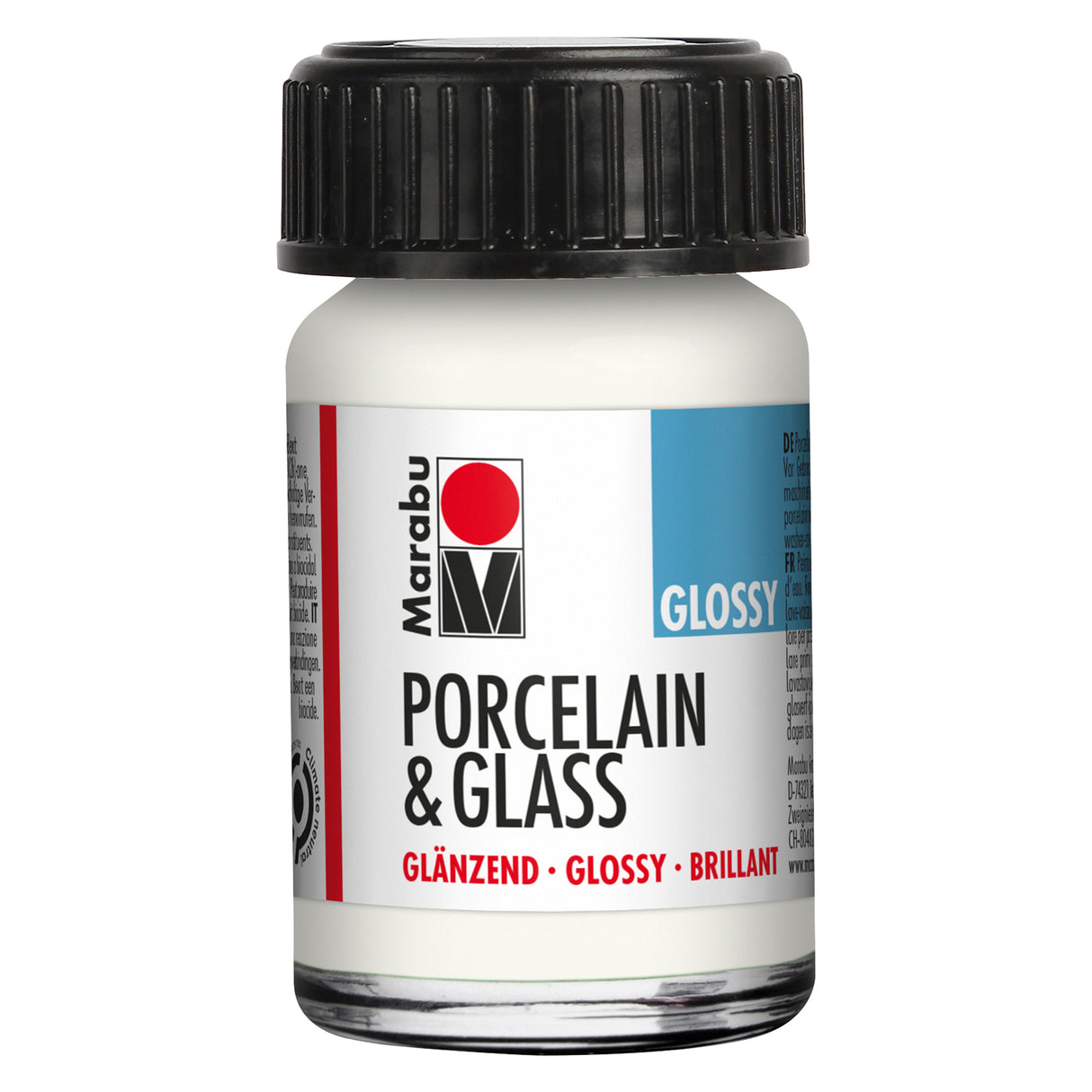 marabu porcelain & glass paint glossy white