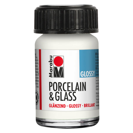 marabu porcelain & glass paint glossy white