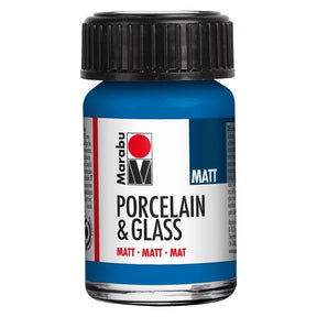marabu porcelain & glass paint matt gentian