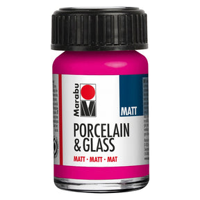 marabu porcelain & glass paint matt raspberry