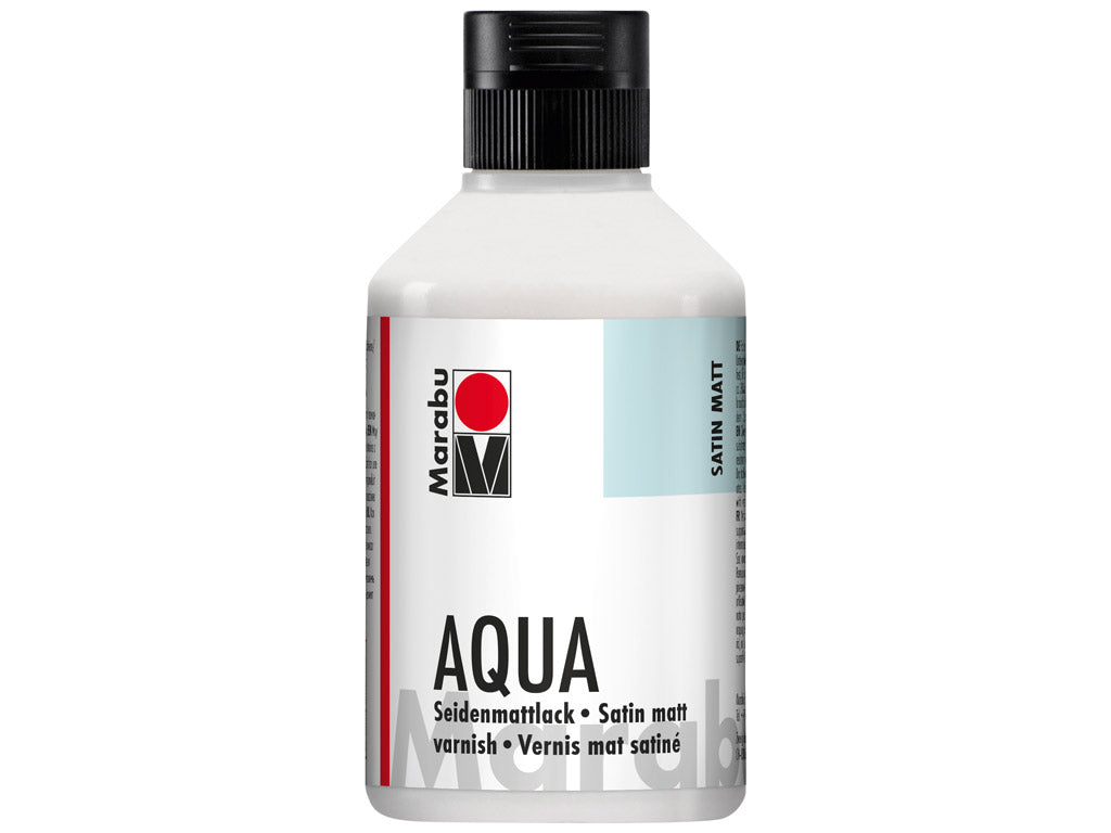 Marabu Aqua Satin Matt Clear Varnish 250ml