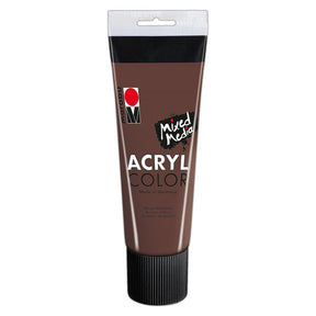 marabu acryl color acrylic paint medium brown