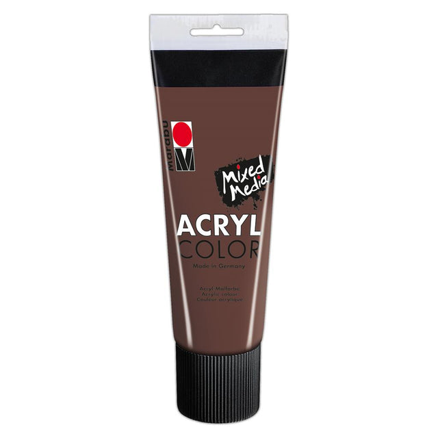 marabu acryl color acrylic paint medium brown