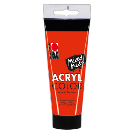 marabu acryl color acrylic paint vermilion