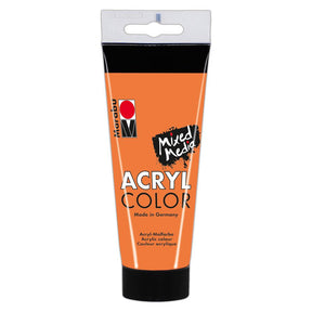 marabu acryl color acrylic paint orange