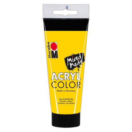 marabu acryl color acrylic paint yellow