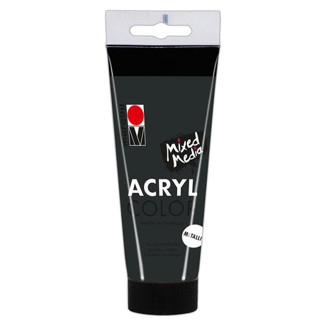 marabu acryl color acrylic paint metallic anthracite