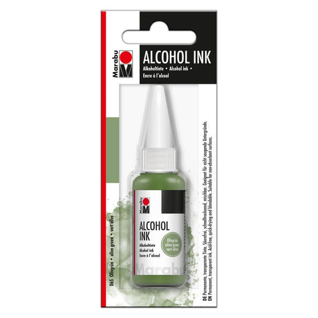 marabu alcohol ink olive green