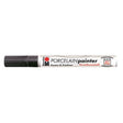 marabu porcelain glas painter marker mm black