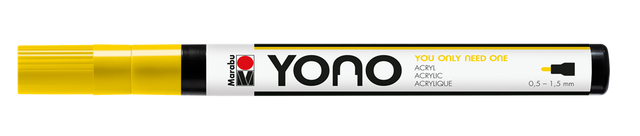 marabu yono marker pen bullet yellow