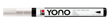 marabu yono marker pen bullet tip white