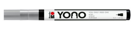 marabu yono marker pen bullet tip grey