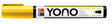 marabu yono marker pen chisel yellow