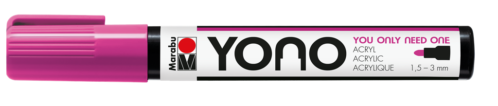 marabu yono marker pen bullet magenta
