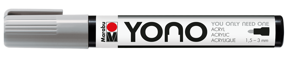 marabu yono marker pen bullet grey