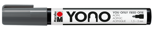 marabu yono marker pen bullet tip dark grey
