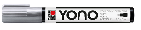 marabu yono marker pen bullet silver