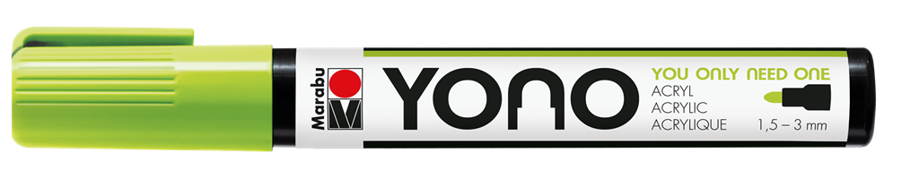 marabu yono marker pen bullet tip neon green