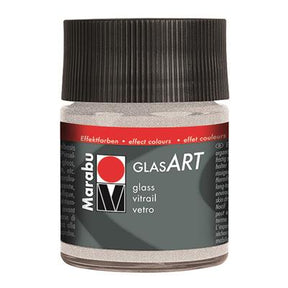 marabu glasart effekte glitter silver