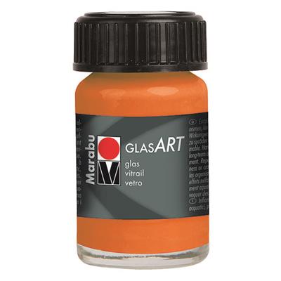 marabu glasart paint yellow orange