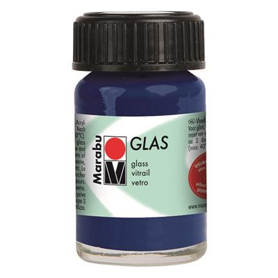 marabu glas paint night blue