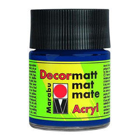 marabu decormatt arcylic paint dark blue