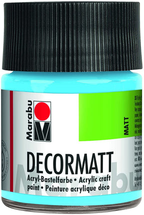 marabu decormatt arcylic paint light blue