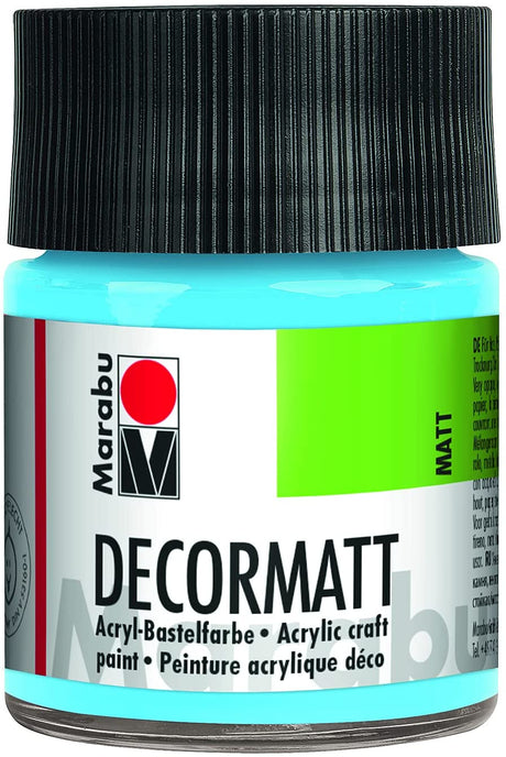 marabu decormatt arcylic paint light blue
