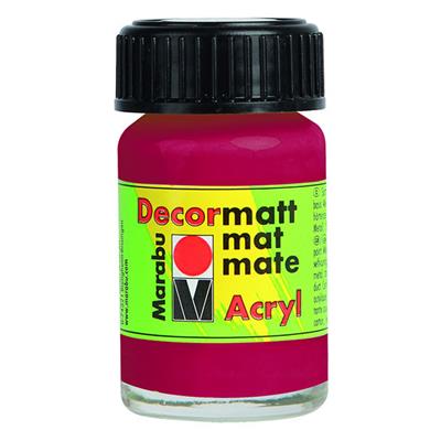 marabu decormatt arcylic paint carmine red