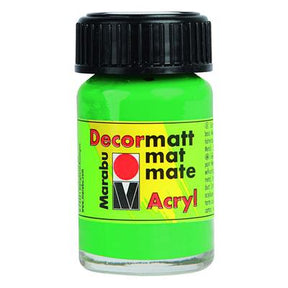 marabu decormatt arcylic paint light green
