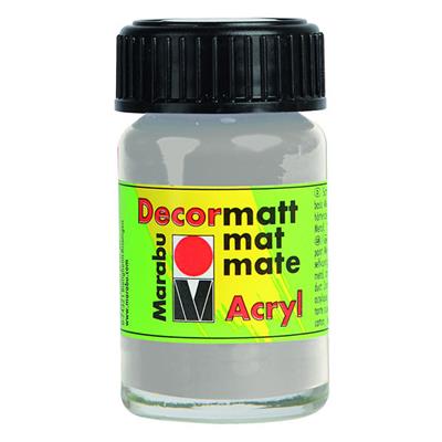 marabu decormatt arcylic paint metallic silver