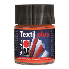 marabu textil plus fabric paint red orange