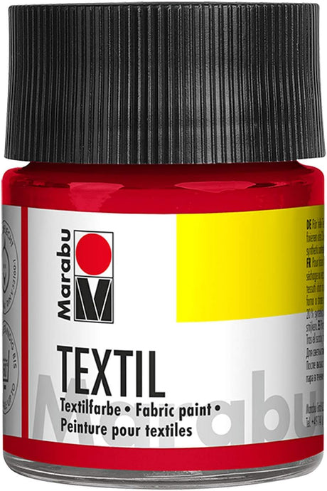 marabu textil fabric paint cherry red