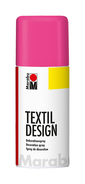 marabu textil design raspberry 150ml fabric paint spray can (005)