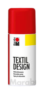 marabu textil design cherry red 150ml fabric paint spray can (031)