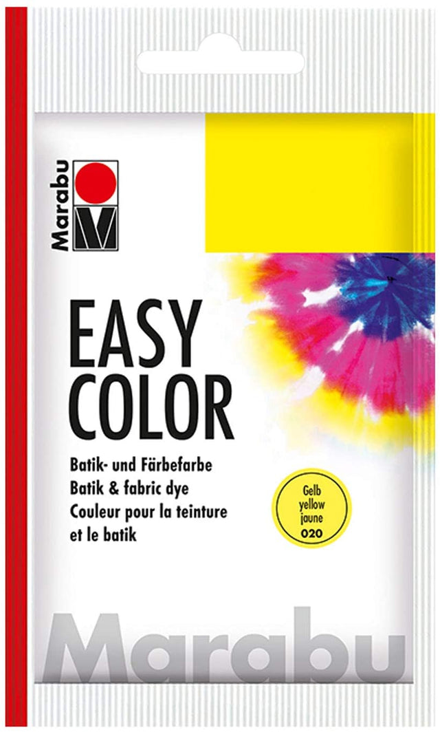 marabu easy colour fabric dye yellow