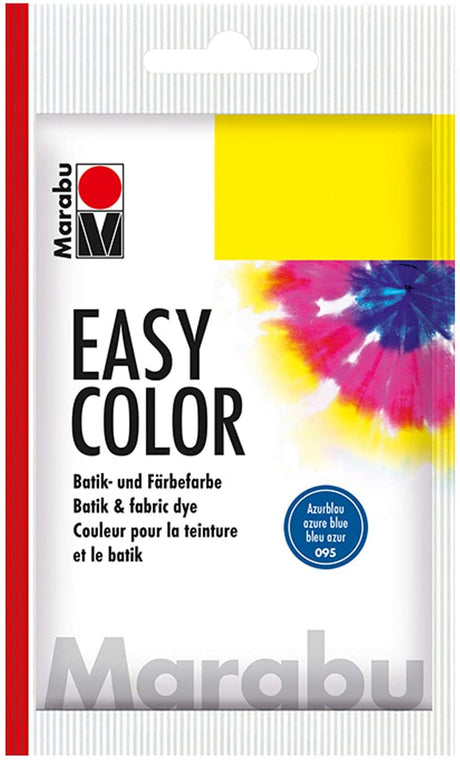 marabu easy colour fabric dye azure blue